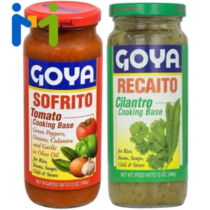 Goya Recaito & Sofrito Cooking Base 2 - 12 Oz Jars (1 of Each) - Picture 1 of 2
