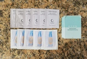 AVON SOLUTIONS CELLU-SCULPT ANTI-CELLULITE & HYDRA-RADIANCE NIIGHT SERUM,SAMPLES - Picture 1 of 9