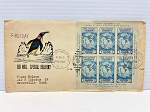 First Day Air Mail Special Delivery FDC Washington D.C. (Feb 19 1934) - Picture 1 of 2