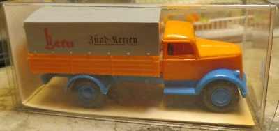 Wiking 20840 H0 1:87 Opel Blitz 39 Pritsche Plane Beru Zündkerzen  1933 NEU OVP - Bild 1 von 3