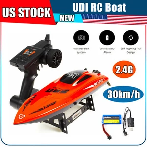 UDI RC Boat 2.4G Electric 30km/h High Speed Remote Control Racing Boat New - Picture 1 of 13