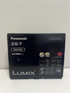 Panasonic DMC-ZS7 12.1 MP Digital Camera Black Brand New - Picture 1 of 2