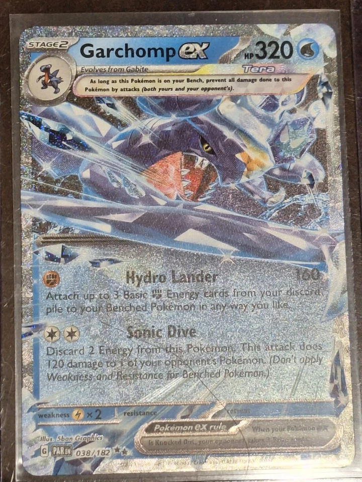 Garchomp ex 038/182 Sv04: Paradox Rift Holo - Image 1 of 1