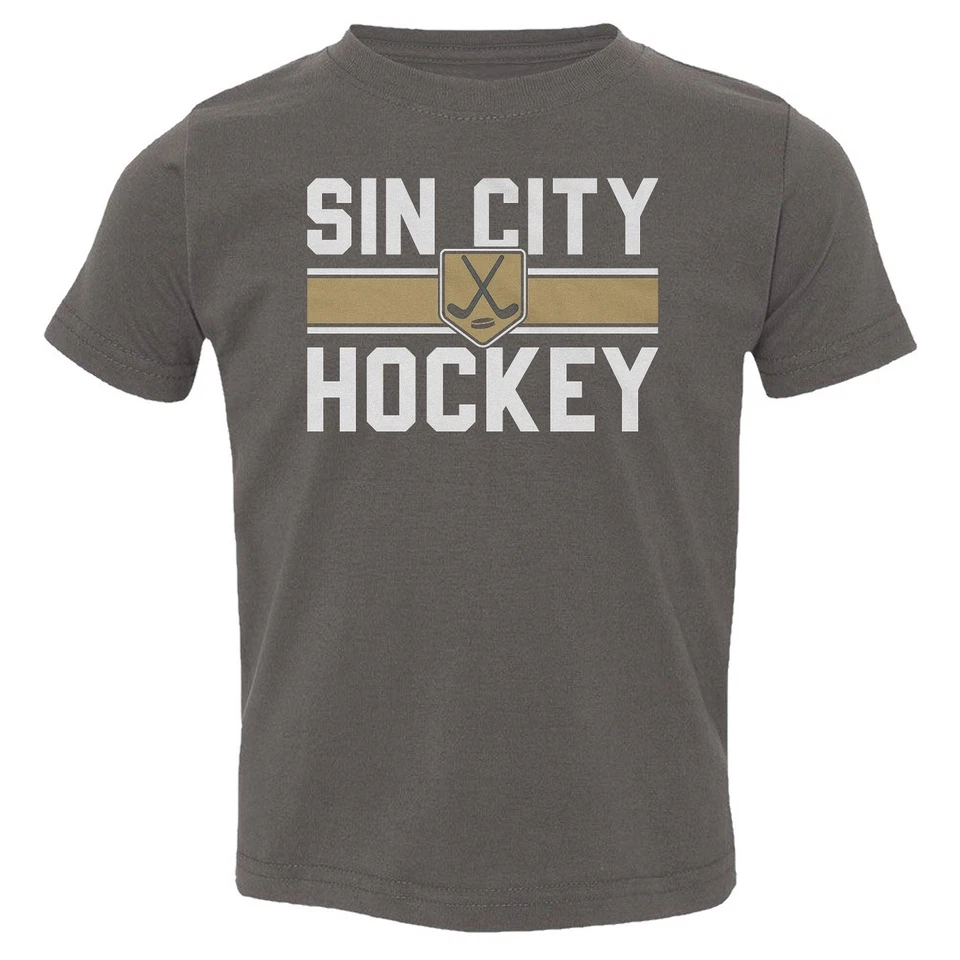 Gráfico inspirado en Sin City - Camiseta homenaje a los fanáticos del hockey para niños pequeños Foto 1 de 1
