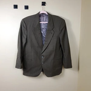 Di Mitri Brown Houndstooth Sport Coat Jacket Size 42S - Picture 1 of 12