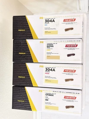 4PK Color Toner 304A Set For HP Laserjet CP2025 CP2025nf CM2320 - FAST SHIPPING! - Image 1 of 2