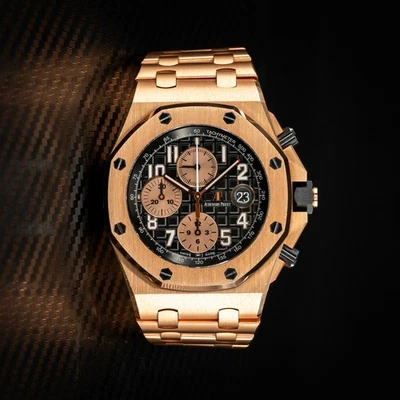 Audemars Piguet Royal Oak Offshore 18K Rose Gold “Full Brick” 26470OR | Full Set - Image 1 of 4