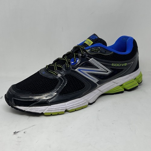 Scarpe da ginnastica vintage NEW BALANCE 680 v2 uomo 15* nere corsa jogging passeggio