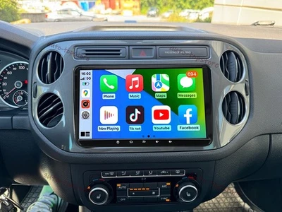Radio estéreo WiFi GPS navegación 2+32G para VW Tiguan Carplay Android 13 2007-2015 Foto 1 de 4