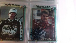 1995 MAXX CROWN CHROME NEAR SET 176/181 Autographed  WOW...GORDON,PETTY,WALLACE+