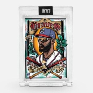 2023 Topps Project100 #89 Michael Harris II by Luke Wessman Braves