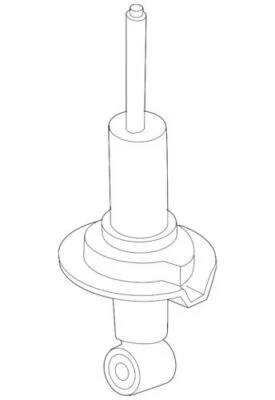Amortiguador delantero izquierdo Nissan 2004-2007 Titan LE 56110-7S226 genuino Foto 1 de 2