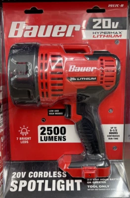 SPOTLIGHT 2500 LUMEN 20V BAUER - Image 1 of 2
