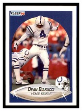1990 Fleer Update #U-2 DEAN BIASUCCI Indianapolis Colts ~C6MM