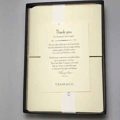 Crane & Co. Ecru Corinne Envelopes 69 Count Off White All Cotton In Box - Image 1 of 4