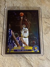 2003-04 Topps Chrome Basketball Ron Artest Black Refractor #383/500 (Pacers)