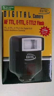 New Digital Concepts 528AF-CAN AF Flash for Canon Digital SLR Cameras - Image 1 of 3