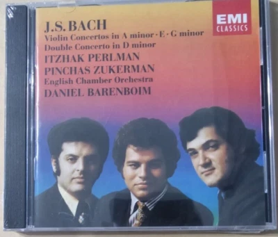 Itzhak Perlman & Pinchas Zukerman Music CD - J.S. Bach: Violin Concertos - Image 1 of 2