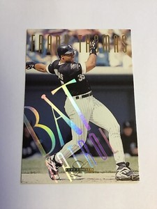 1995 Donruss, Leaf Limited, Bat Patrol, Frank Thomas, #1/24 NM-MINT F37