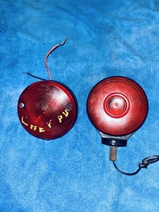 2 Vintage Pickup Taillights Turn Signal Assemblies - Picture 1 of 11