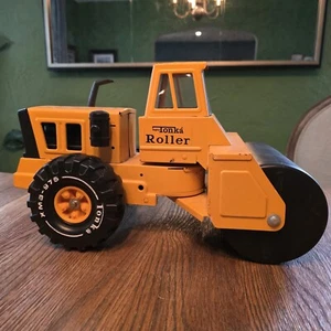 Vintage 70s Tonka Mighty Roller Pressed Steel Toy Vehicle Rare Truck - Picture 1 of 7