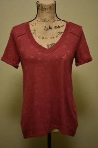 New Rock & Republic Woman's Star T-Shirt, S Small, Tibetan Red * - Picture 1 of 6