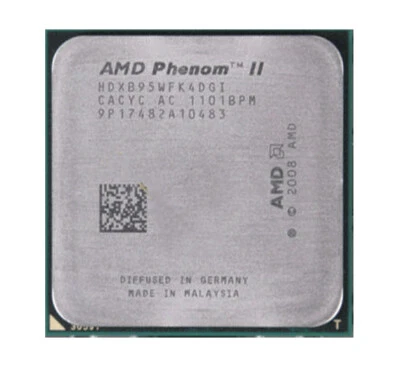 AMD Phenom X4 965 X4 960T X4 955 X4 B95 X4 B97 Socket AM3 CPU Processor - Image 1 of 4