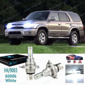LED For 4RUNNER 1996-2002 Headlight Kit H4/9003 6000K White Bulbs Hi/Low Beam 2x - Picture 1 of 12