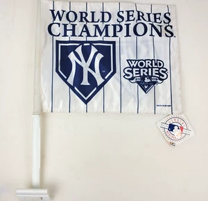 New York Yankees MLB Baseball 2009 World Series Champions Car Window Team Flag - Picture 1 of 3