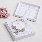 First Holy Communion Confirmation Gift Girls Charm Bracelet Religious Jewellery