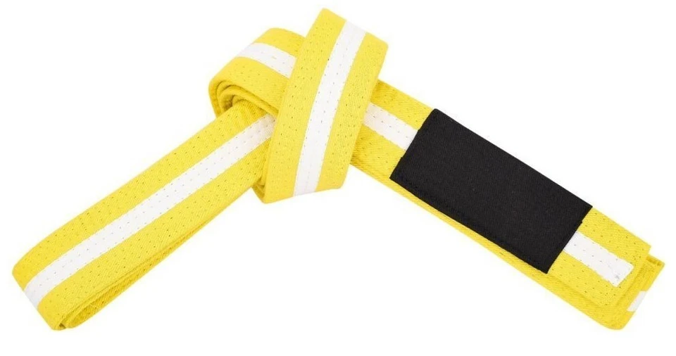 Martial Sports Premium Brazilian Jiu Jitsu Belts Solid & Striped - Free Shipping - Image 1 of 1