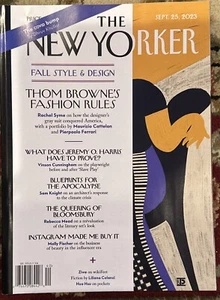 THE NEW YORKER Magazine Sep 25 Th 2023 Lines Of Beauty - Picture 1 of 2