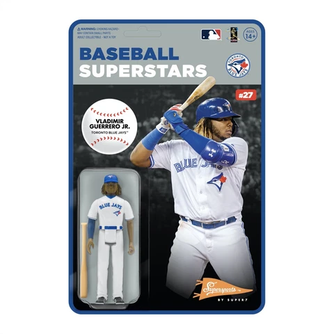 Vladimir Guerrero Jr. Toronto Blue Jays Super 7 ReAction Figure Cover