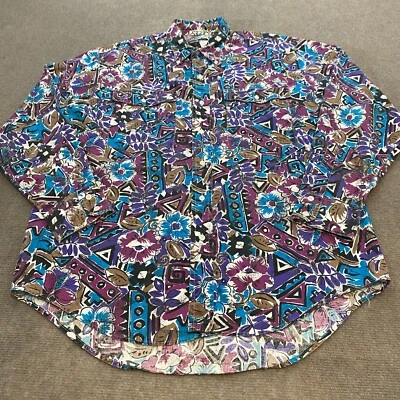 Camisa De Colección Serie Frontier Para Hombres Grande Azteca Geométrica Fiesta Navajo Occidental Foto 1 de 4