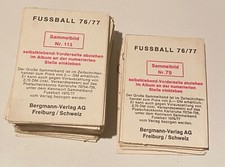 1 picture miner football 1976/77 76/77 collectible picture selection Bundesliga album rare