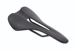 AX Lightness Leaf Leather Full Carbon Saddle 140mm 7x7mm Rail Road Bike 92 Grams - Picture 1 of 5
