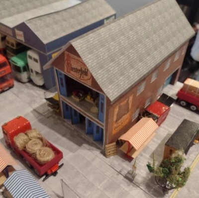 COOLBOPDESIGN 1/76 Oo Scale Brick Warehouse build your own