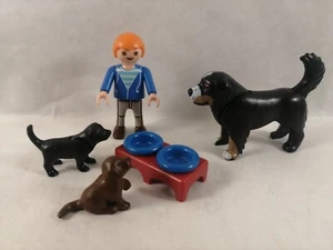 sympa enfant  avec chien    Playmobil ( maison  , animaux  , ferme    ) 0110 - Picture 1 of 1