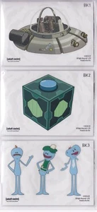 Rick and Morty Season 1, Binder Sticker Set BK1-3 - Picture 1 of 1