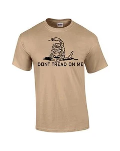 Dont Tread on Me t shirt Tan Rifle Gun American Military Army AR-15 S to 5XL - Picture 1 of 1