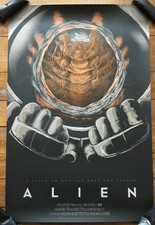 Alien Movie Poster Face Hugger Mondo Art Print Randy Ortiz Alamo Drafthouse SDCC