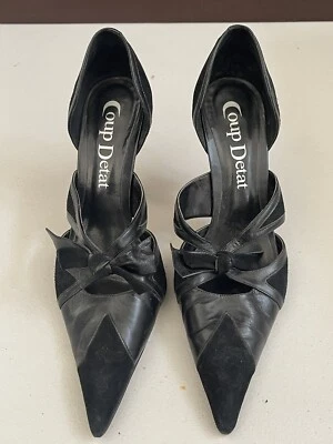 Coup D'etat Women's Black Dressy Heels Sz 9.5 - Image 1 of 4