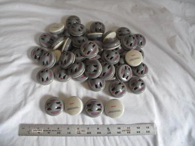 (50) Etiquetas de tinta Alpha redondas de seguridad antirrobo ropa al por menor con pasadores (zz) Foto 1 de 4