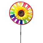 Yard Outdoor Garden Sunflower Windmill Whirling Wind Spinner Kids Toy Gifts