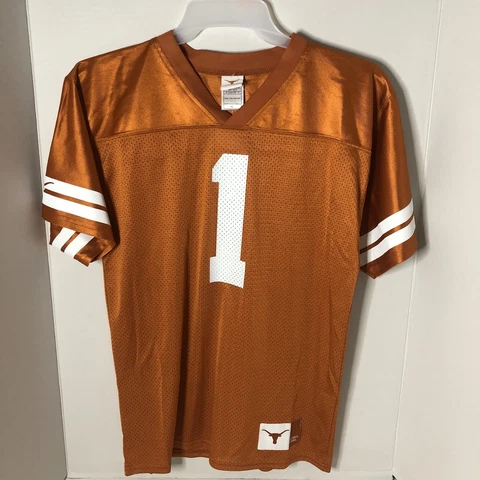 Texas Longhorns Jersey Youth XL Unisex Burnt Orange #1 Longhorn Apparel NWT Cover