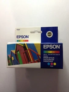 Cartouche 3 couleurs T037040 Epson ORIGINALE - Photo 1/2