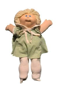 Cabbage Patch Doll Girl – Blond Hair with Bows, Original 1978 Xavier Roberts - Picture 1 of 9
