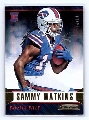 Sammy Watkins 2014 Panini Rookies & Stars #180 Longevity Team Logo Gold #/10 - Image 1 of 2