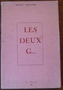 Les deux G... ( les deux gougnottes) | Henry Monnier | Etat correct - Picture 1 of 1