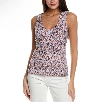 CABI Bustier Tank Top Sweetheart Neckline Multicolor Confetti Sz L #6314 EUC Foto 1 de 4